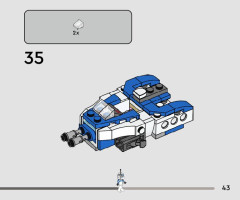 LEGO 75391 instructions page 43 – build guide