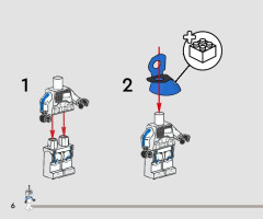 LEGO 75391 instructions page 6 – build guide