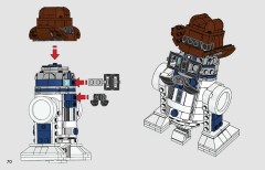 LEGO 75392 instructions page 70 – build guide