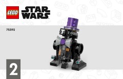LEGO 75392 instructions page 1 – build guide