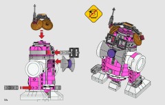 LEGO 75392 instructions page 54 – build guide