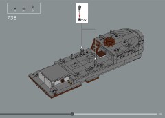 LEGO 75397 instructions page 195 – build guide