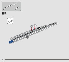 LEGO 75399 instructions page 72 – build guide