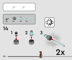 LEGO 75400 instructions page 20 – build guide