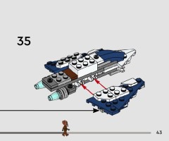 LEGO 75400 instructions page 43 – build guide