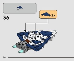 LEGO 75400 instructions page 44 – build guide