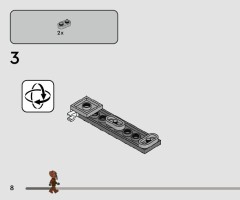 LEGO 75400 instructions page 8 – build guide