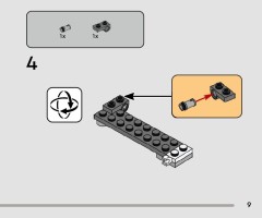 LEGO 75400 instructions page 9 – build guide