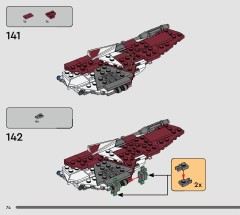 LEGO 75401 instructions page 74 – build guide