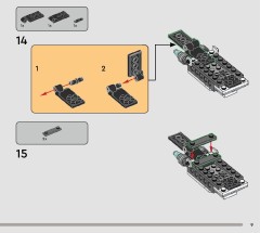 LEGO 75401 instructions page 9 – build guide