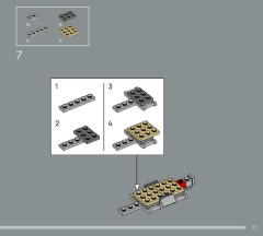 LEGO 75404 instructions page 11 – build guide
