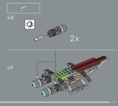 LEGO 75404 instructions page 33 – build guide