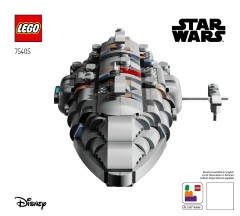 LEGO 75405 instructions page 1 – build guide
