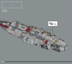 LEGO 75405 instructions page 100 – build guide