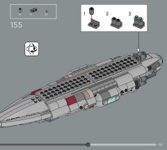 LEGO 75405 instructions page 107 – build guide