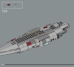 LEGO 75405 instructions page 110 – build guide