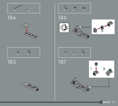 LEGO 75405 instructions page 131 – build guide