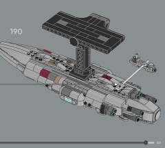 LEGO 75405 instructions page 133 – build guide