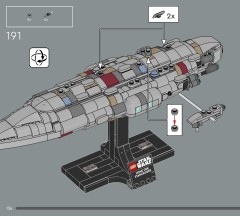 LEGO 75405 instructions page 134 – build guide