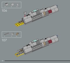 LEGO 75405 instructions page 72 – build guide
