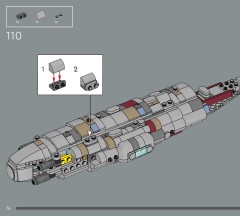 LEGO 75405 instructions page 74 – build guide