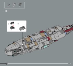 LEGO 75405 instructions page 75 – build guide