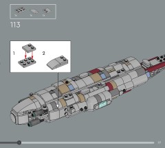 LEGO 75405 instructions page 77 – build guide