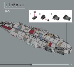 LEGO 75405 instructions page 99 – build guide