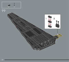 LEGO 75406 instructions page 70 – build guide