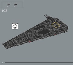LEGO 75406 instructions page 74 – build guide