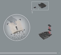 LEGO 75406 instructions page 9 – build guide