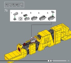 LEGO 75407 instructions page 73 – build guide
