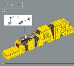 LEGO 75407 instructions page 74 – build guide