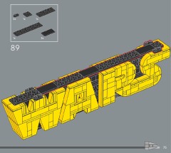 LEGO 75407 instructions page 75 – build guide