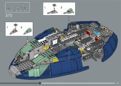 LEGO 75409 instructions page 191 – build guide