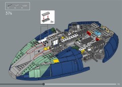 LEGO 75409 instructions page 195 – build guide