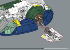 LEGO 75409 instructions page 193 – build guide