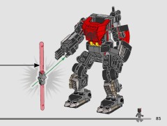 LEGO 75411 instructions page 85 – build guide