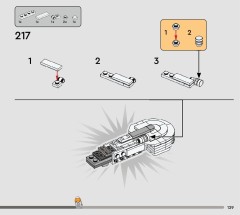 LEGO 75416 instructions page 129 – build guide