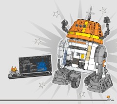 LEGO 75416 instructions page 195 – build guide
