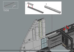 LEGO 75419 instructions page 189 – build guide