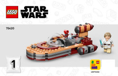 LEGO 75420 instructions page 1 – build guide