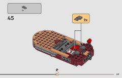 LEGO 75420 instructions page 43 – build guide