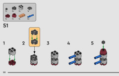 LEGO 75420 instructions page 50 – build guide