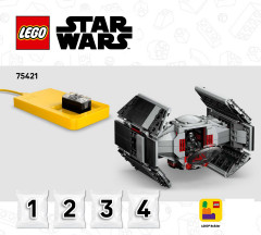 LEGO 75421 instructions page 1 – build guide