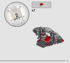 LEGO 75421 instructions page 33 – build guide