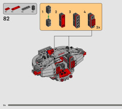 LEGO 75421 instructions page 54 – build guide