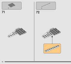 LEGO 75423 instructions page 74 – build guide