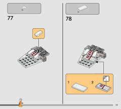 LEGO 75423 instructions page 77 – build guide