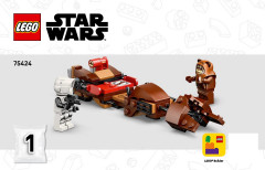 LEGO 75424 instructions page 1 – build guide